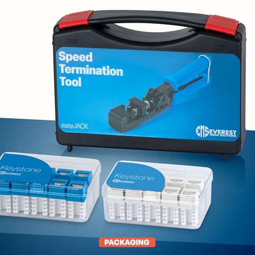 EasyJACK Everest Speed RJ45 Termination Tool with 20 Jacks
