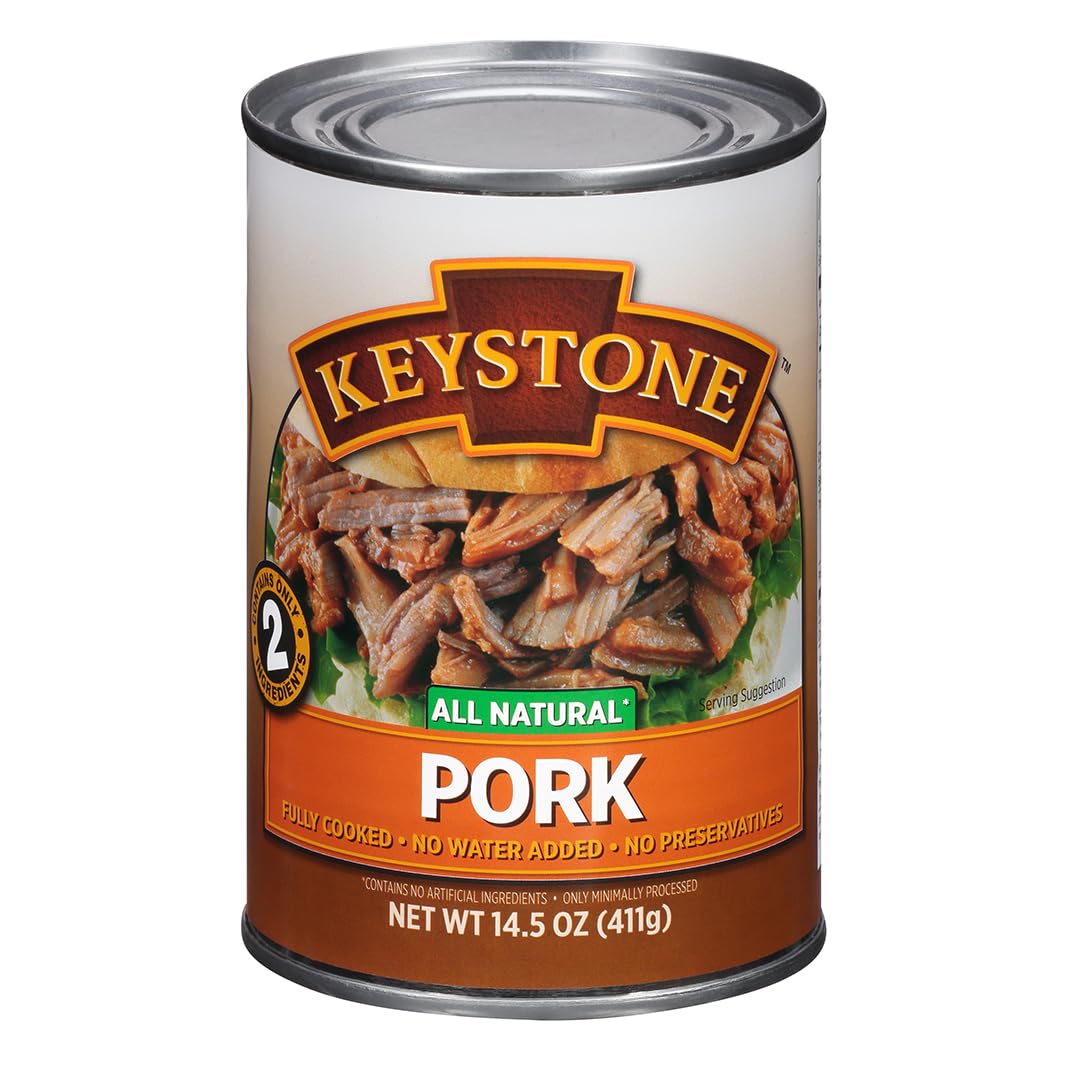 Emergency Survival Canned Pork - Family Pack 14.5 Oz