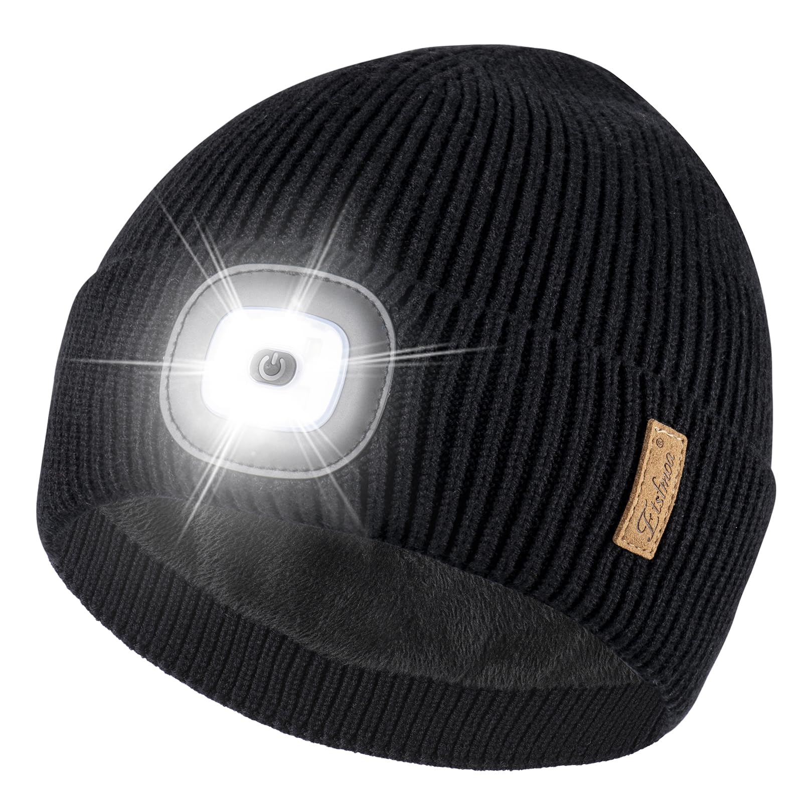 Warm LED Light Beanie for Men and Women